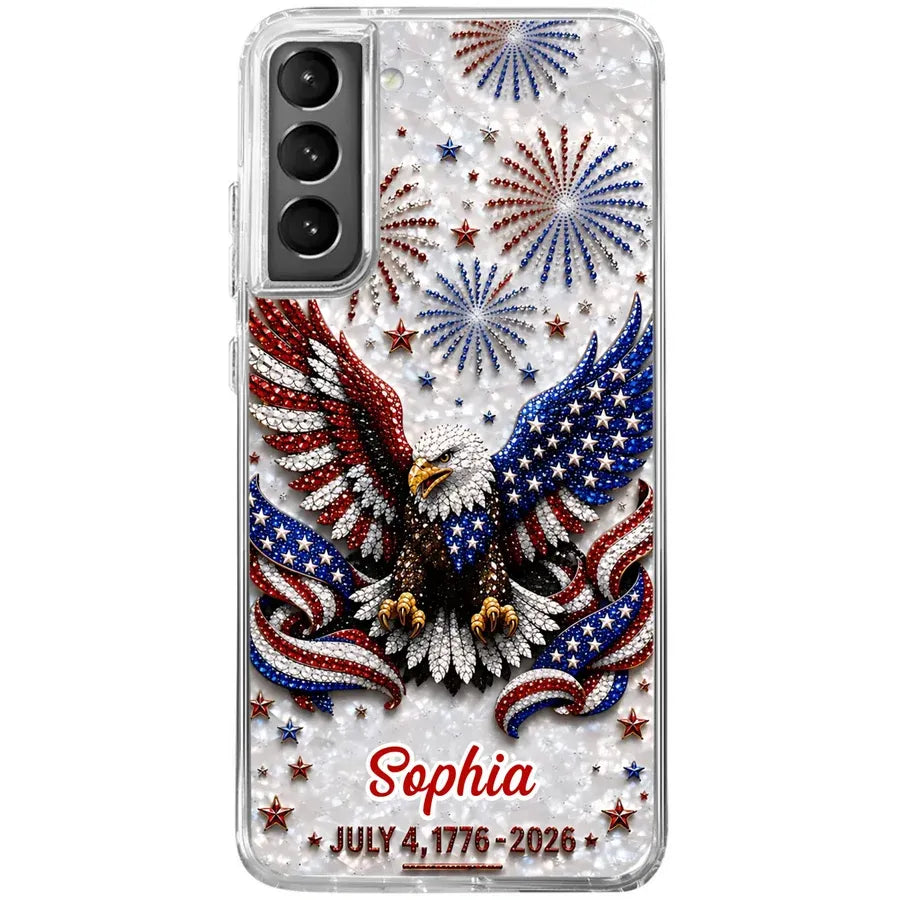 Personalized Bald Eagle Phone Case