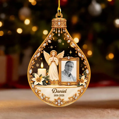 Personalized Angel Memorial Acrylic Ornament