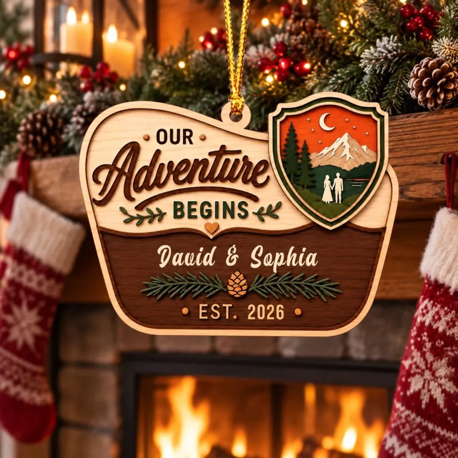 Personalized Couple Acrylic Ornament