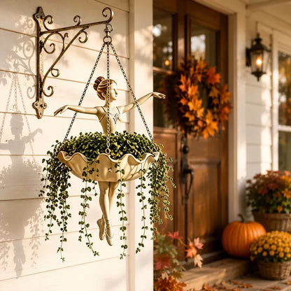 Ballet Dancer Hanging Planter