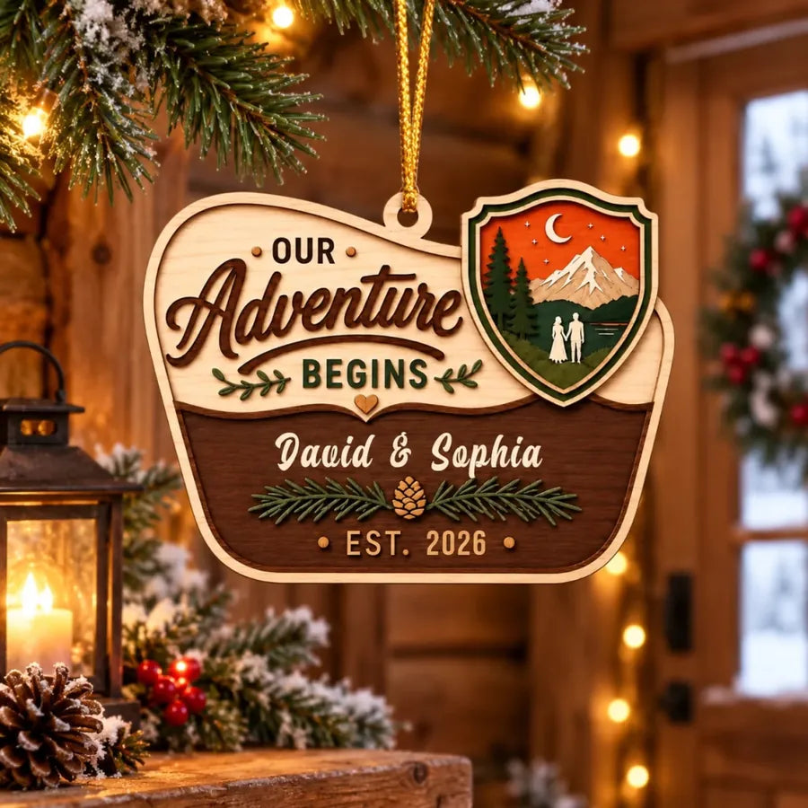 Personalized Couple Acrylic Ornament