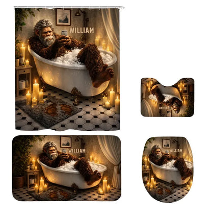 Personalized Bigfoot Bathroom Set