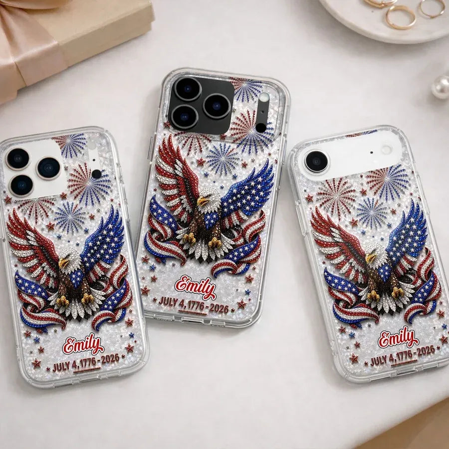 Personalized Bald Eagle Phone Case