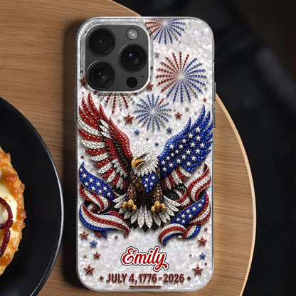 Personalized Bald Eagle Phone Case