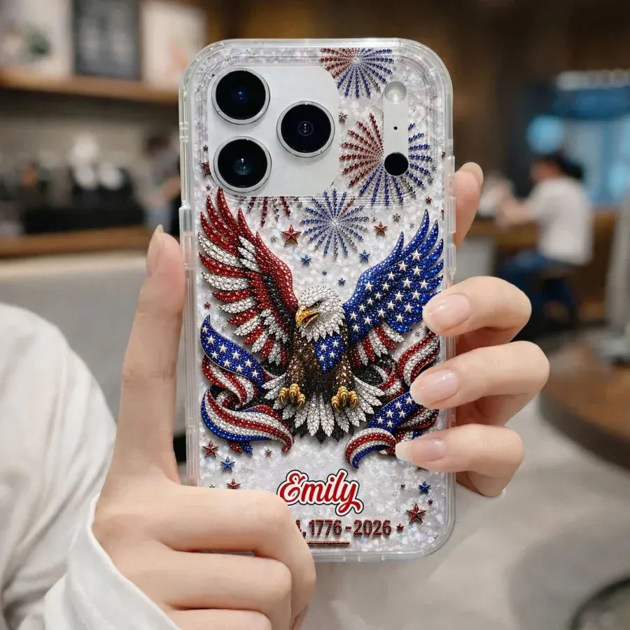 Personalized Bald Eagle Phone Case