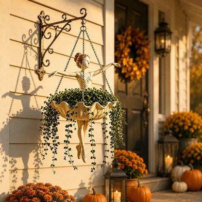 Ballet Dancer Hanging Planter