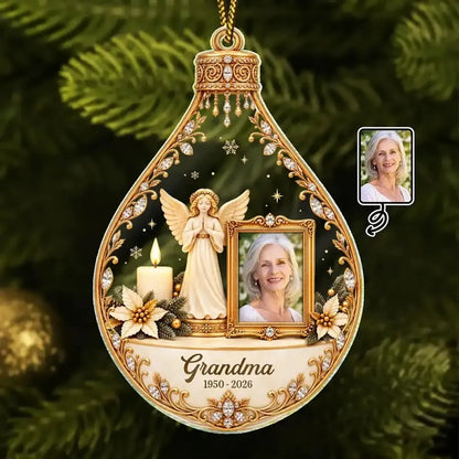 Personalized Angel Memorial Acrylic Ornament