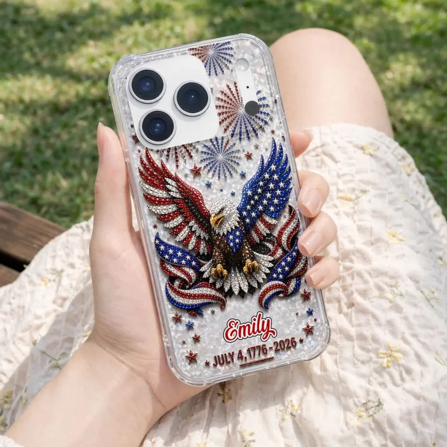 Personalized Bald Eagle Phone Case